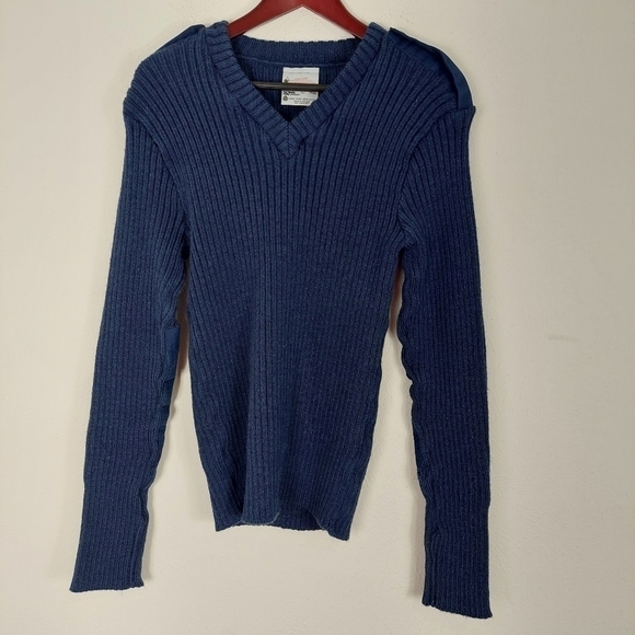 Brigade Quartermasters Navy Woolly Pully Wool Military Sweater Size S/42 England - Picture 1 of 7